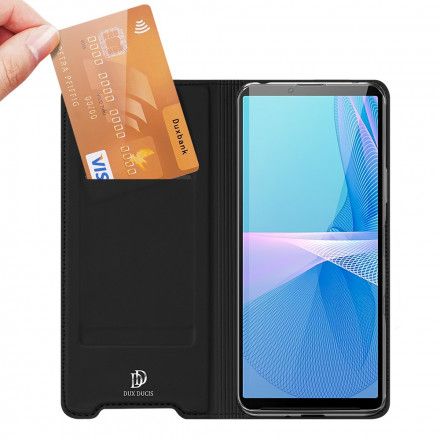 Beskyttelse Deksel Til Sony Xperia 10 III Folio Deksel Skin Pro Dux Ducis