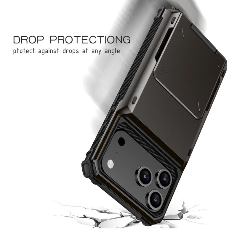 Deksel iPhone 17 Pro Max Flip-kortholder