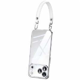 Deksel iPhone 17 Pro Max Gjennomsiktig Med Snor