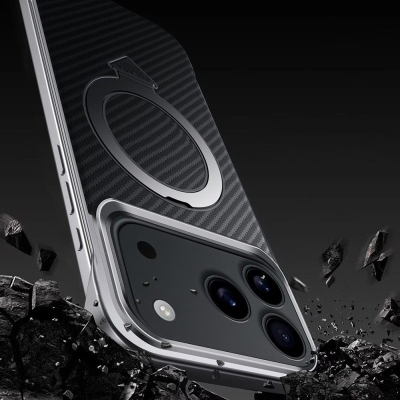 Deksel iPhone 17 Pro Max Magsafe Karbonfiberringfeste