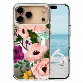 Deksel iPhone 17 Pro Max Magsafe-kompatibel Blomster Beskyttelse Deksel