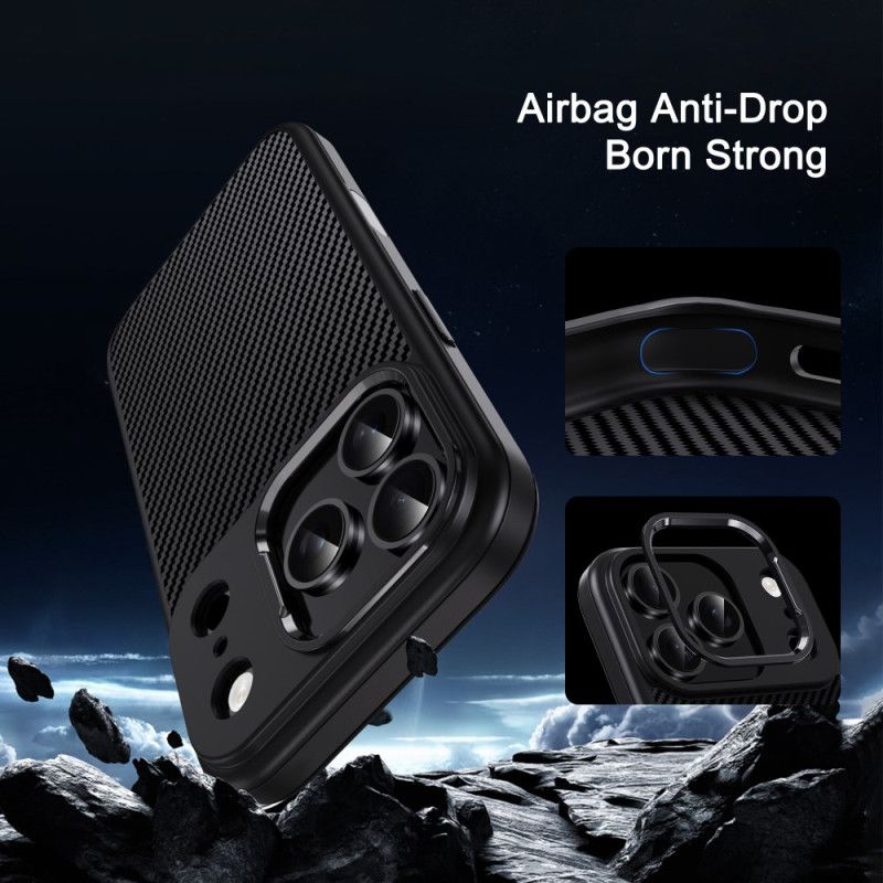 Deksel iPhone 17 Pro Max Mobildeksel Ipaky Carbon Fiber