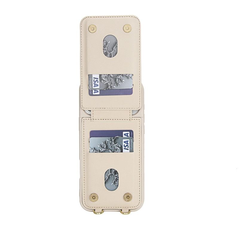 Deksel iPhone 17 Pro Max Mobildeksel Kortholder Og Skulderstropp