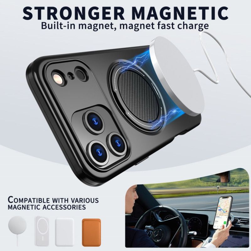 Deksel iPhone 17 Pro Max Mobildeksel Magsafe Roterende Feste