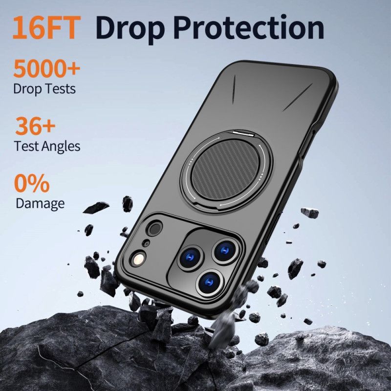 Deksel iPhone 17 Pro Max Mobildeksel Magsafe Roterende Feste