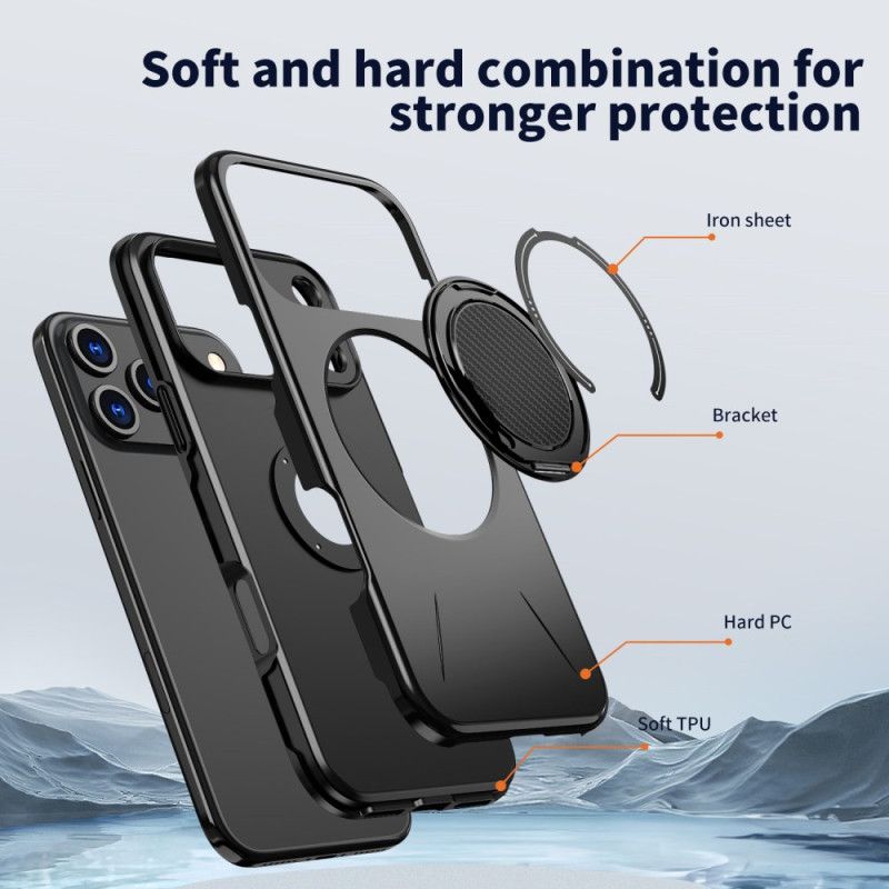 Deksel iPhone 17 Pro Max Mobildeksel Magsafe Roterende Feste
