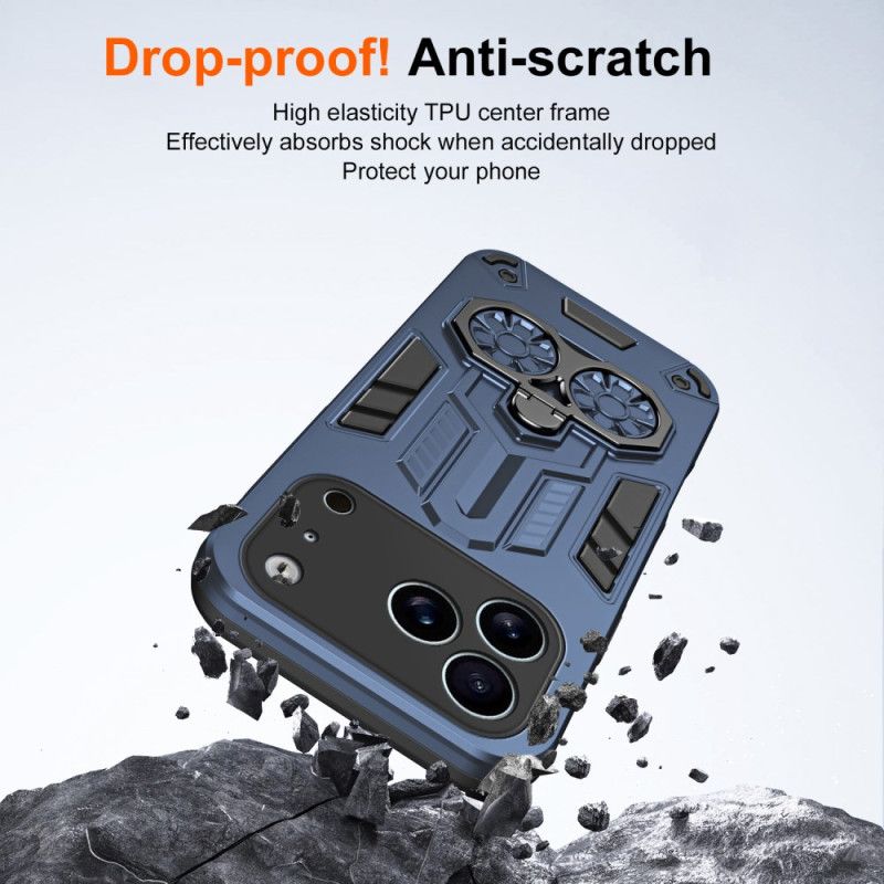 Deksel iPhone 17 Pro Max Mobildeksel Ringholder Og Støtte