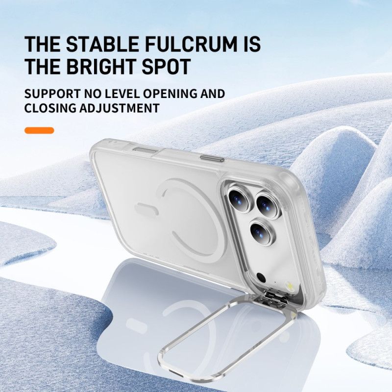 Deksel Til iPhone 17 Pro Max Magnetisk Med Frostet Linsefeste