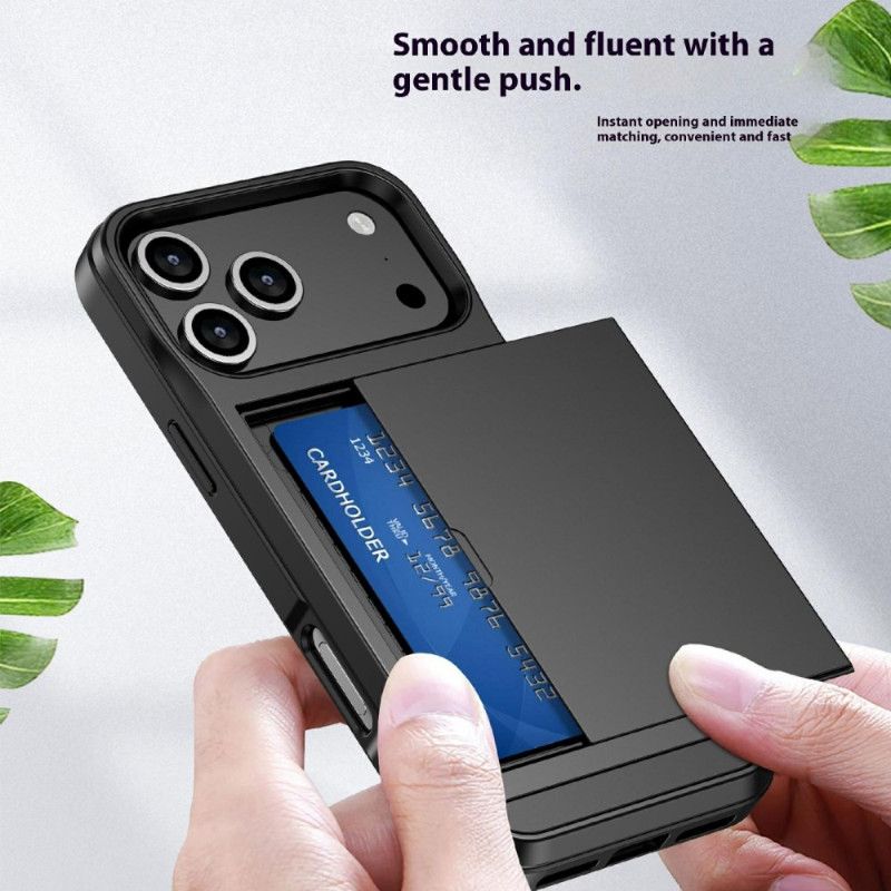 Deksel Til iPhone 17 Pro Max Skyvekortholder