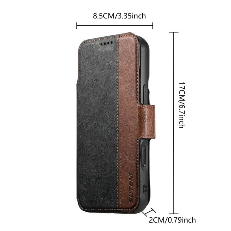 Folio Deksel iPhone 17 Pro Max Magsafe Tofarget Avtakbart Deksel Suteni