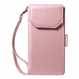 Folio Deksel iPhone 17 Pro Max Snor Med Flere Kort