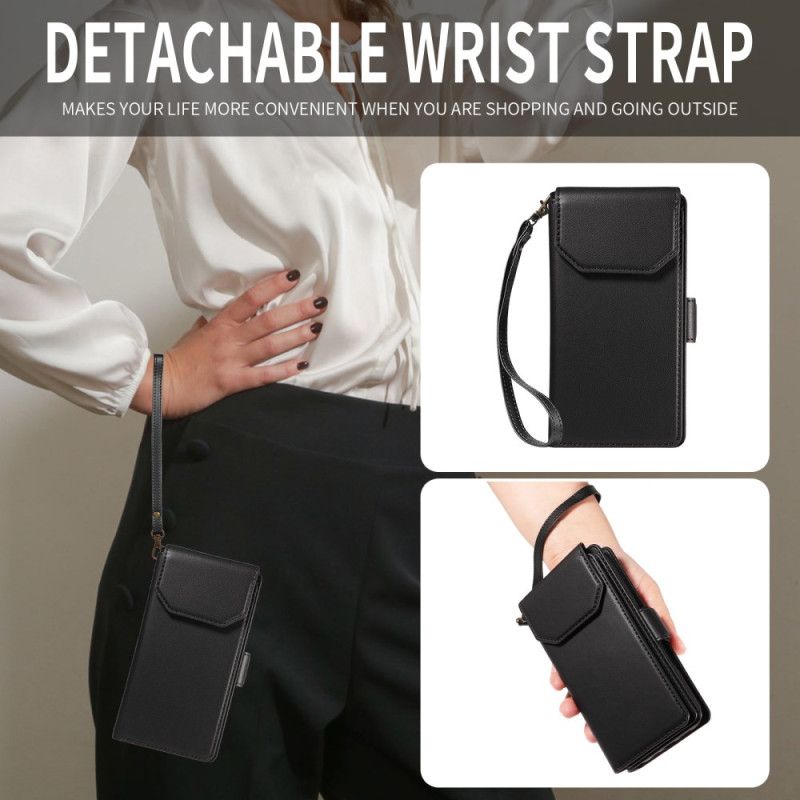 Folio Deksel iPhone 17 Pro Max Snor Med Flere Kort