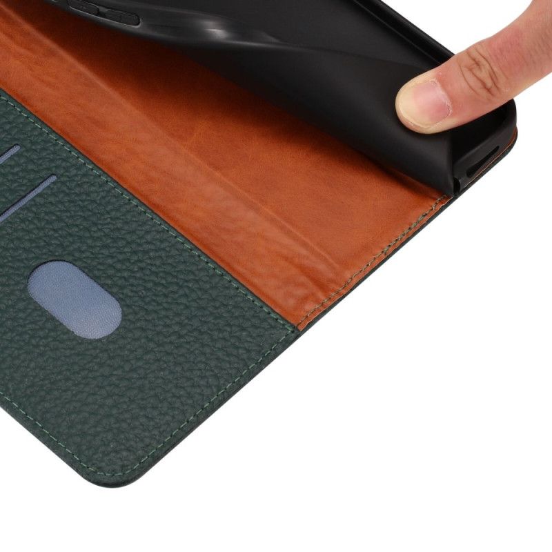 Folio Deksel Til iPhone 17 Pro Max Teksturert Skinn