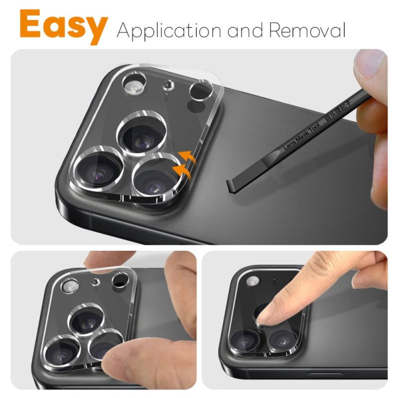 Herdet Glasslinsebeskytter For iPhone 17 Pro Max (klar)