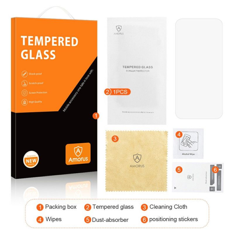 Skjermbeskytter I Herdet Glass For iPhone 17 Pro Max