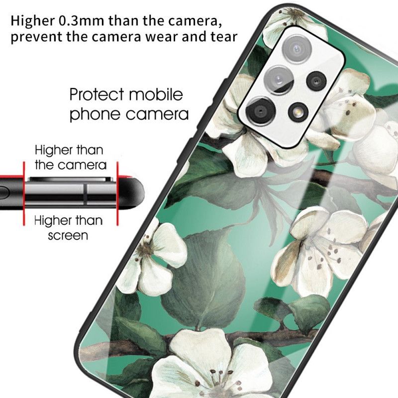 Deksel Til Samsung Galaxy A13 Gren Av Herdet Glass
