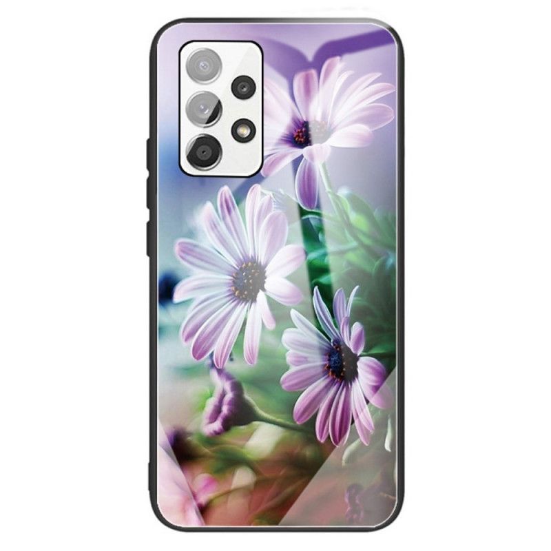 Deksel Til Samsung Galaxy A13 Herdet Glassblomster