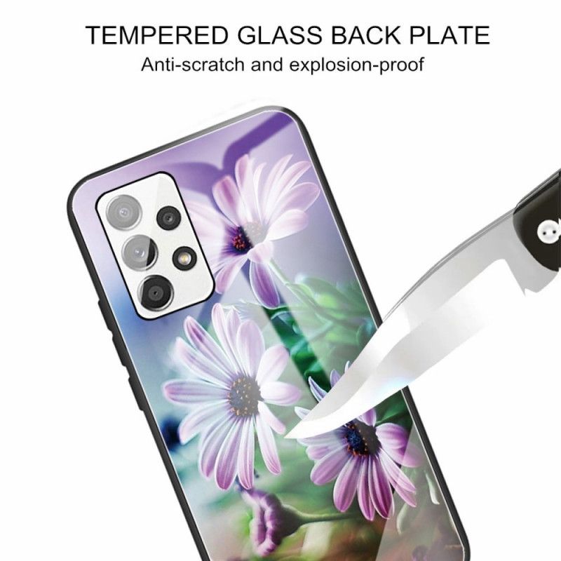 Deksel Til Samsung Galaxy A13 Herdet Glassblomster