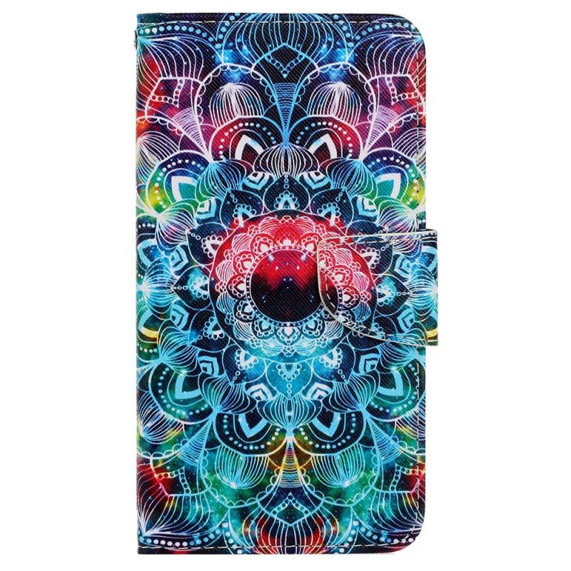 Lærdeksel Til Samsung Galaxy A13 Med Kjede Flashy Strappy Mandala
