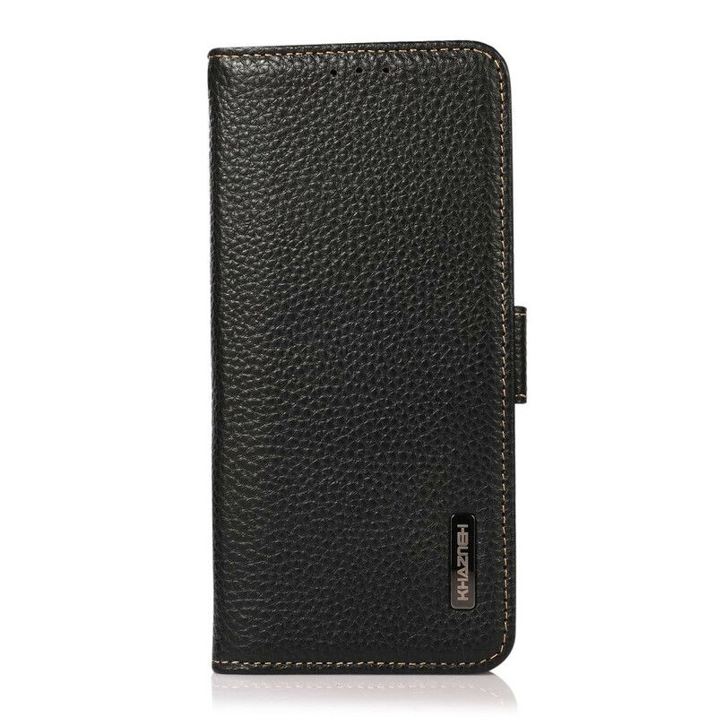 Folio Deksel Til Oppo Find X3 Neo Litchi Leather Khazneh Rfid
