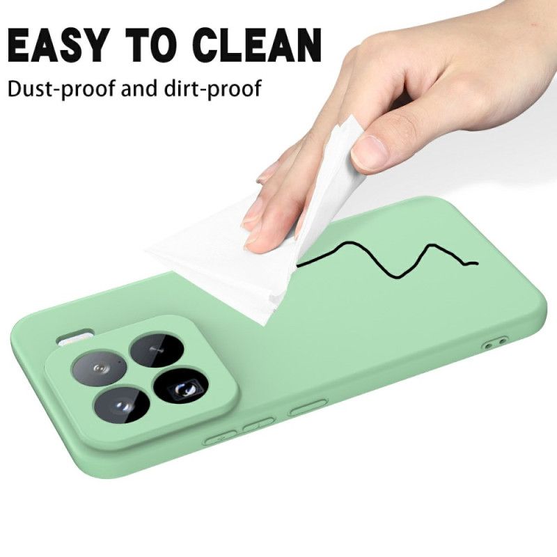 Deksel Xiaomi 15 Pro Mobildeksel Flytende Silikon-snor