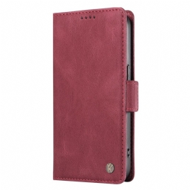 Folio Deksel Til Xiaomi 15 Pro Yikatu Semsket Skinneffekt