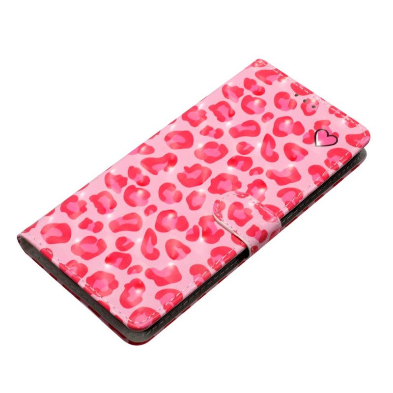 Folio Deksel Xiaomi 15 Pro 3d-rosa Leopardmønster