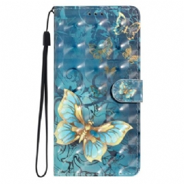 Folio Deksel Xiaomi 15 Pro 3d-sommerfugler