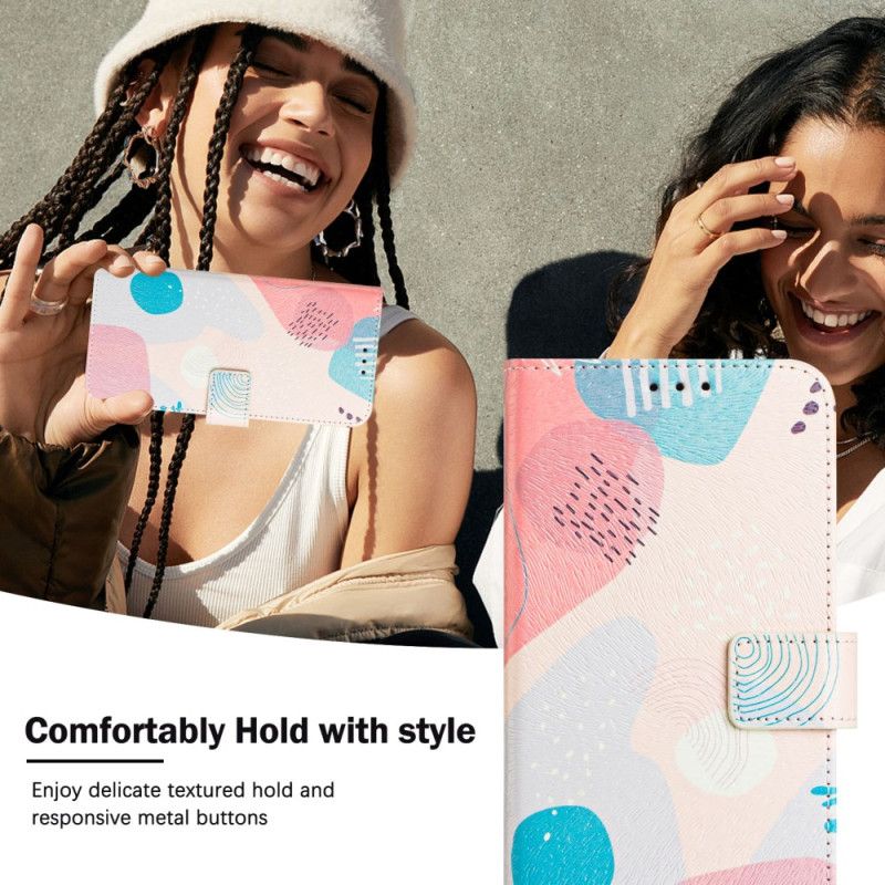 Folio Deksel Xiaomi 15 Pro Graffitimønster Beskyttelse Deksel