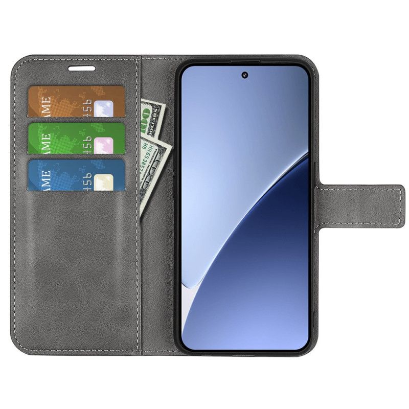 Folio Deksel Xiaomi 15 Pro Lærstil