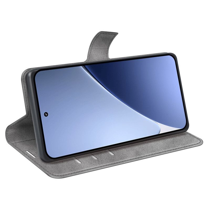 Folio Deksel Xiaomi 15 Pro Lærstil