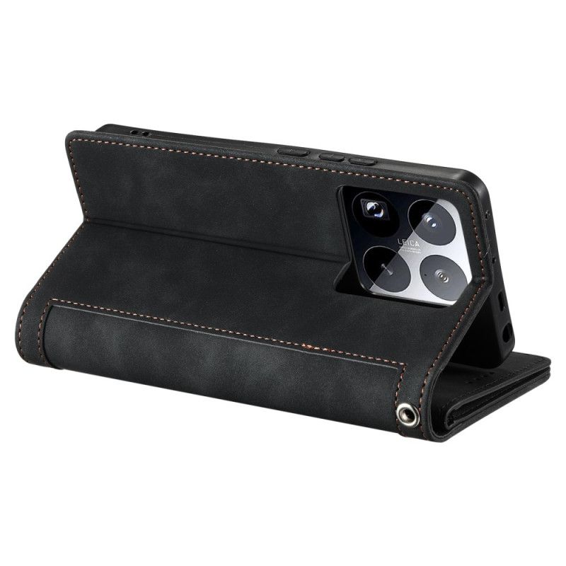 Folio Deksel Xiaomi 15 Pro Lommebok Med 9 Kortspor Beskyttelse Deksel