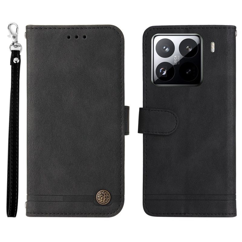 Folio Deksel Xiaomi 15 Pro Nagle Og Stropp