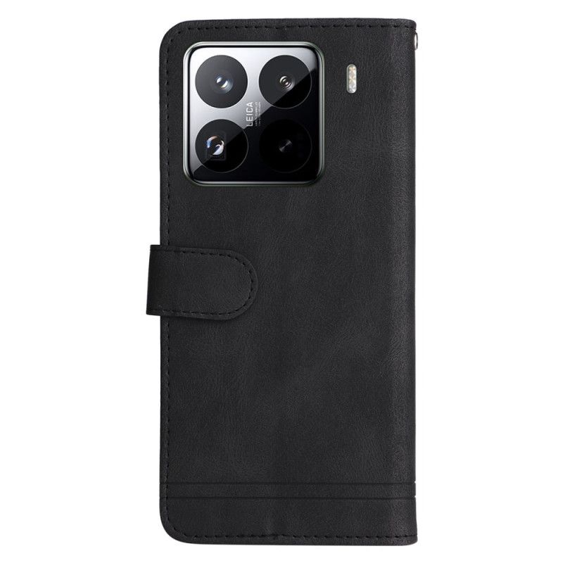 Folio Deksel Xiaomi 15 Pro Nagle Og Stropp