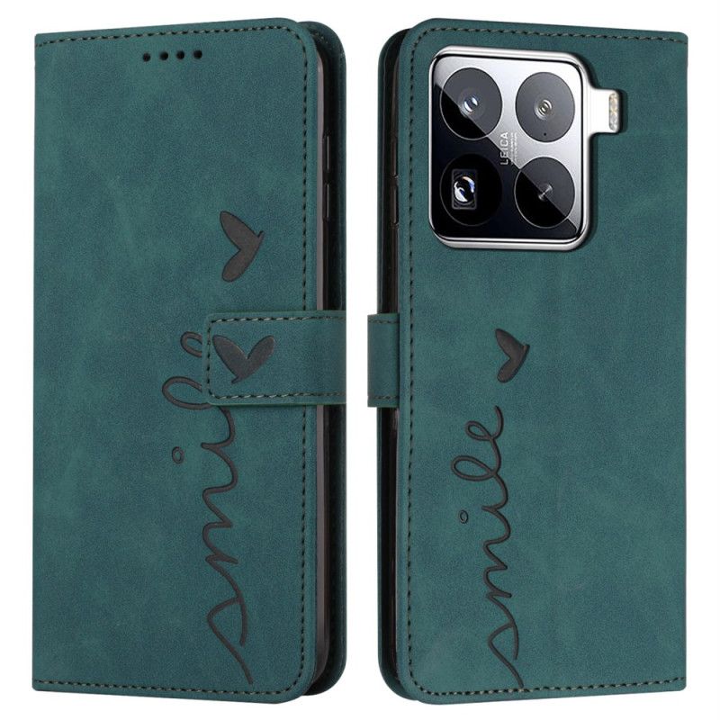 Folio Deksel Xiaomi 15 Pro Smil Beskyttelse Deksel