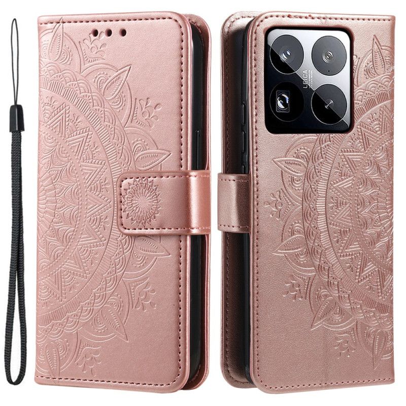 Folio Deksel Xiaomi 15 Pro Solmandala Beskyttelse Deksel