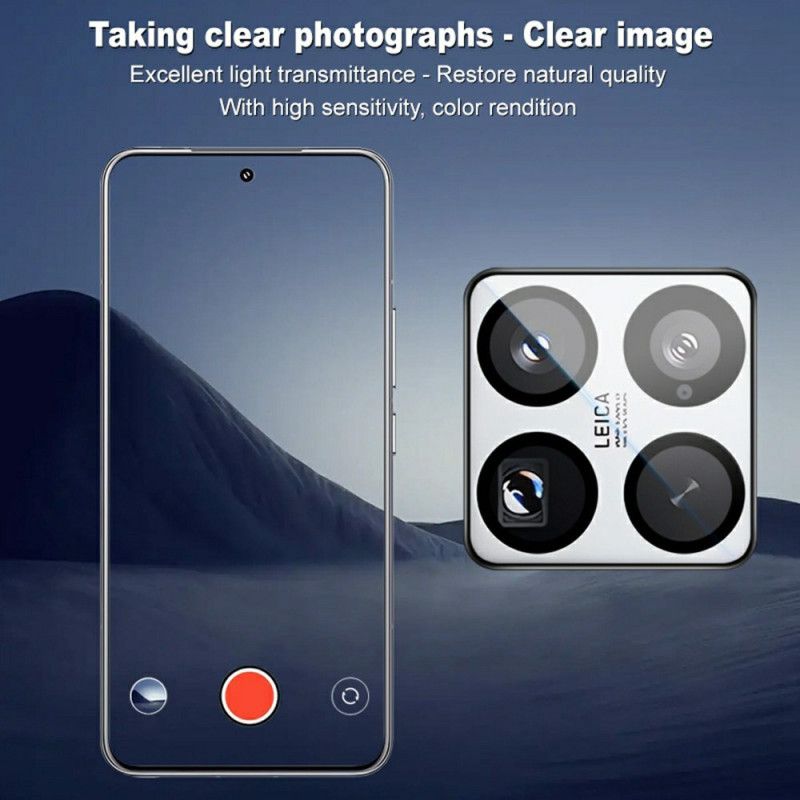 Herdet Glasslinsebeskytter For Xiaomi 15 Pro Selvposisjonerende Ramme