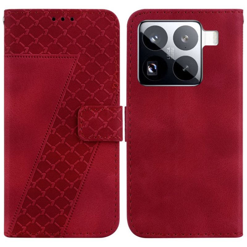 Lærdeksel Folio Deksel Xiaomi 15 Pro Mobildeksel Design 7