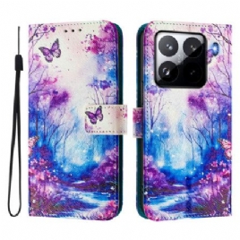 Lærdeksel Folio Deksel Xiaomi 15 Pro Mobildeksel Drømmenes Dal