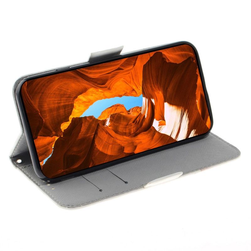 Lærdeksel Folio Deksel Xiaomi 15 Pro Mobildeksel Søt Kattereim