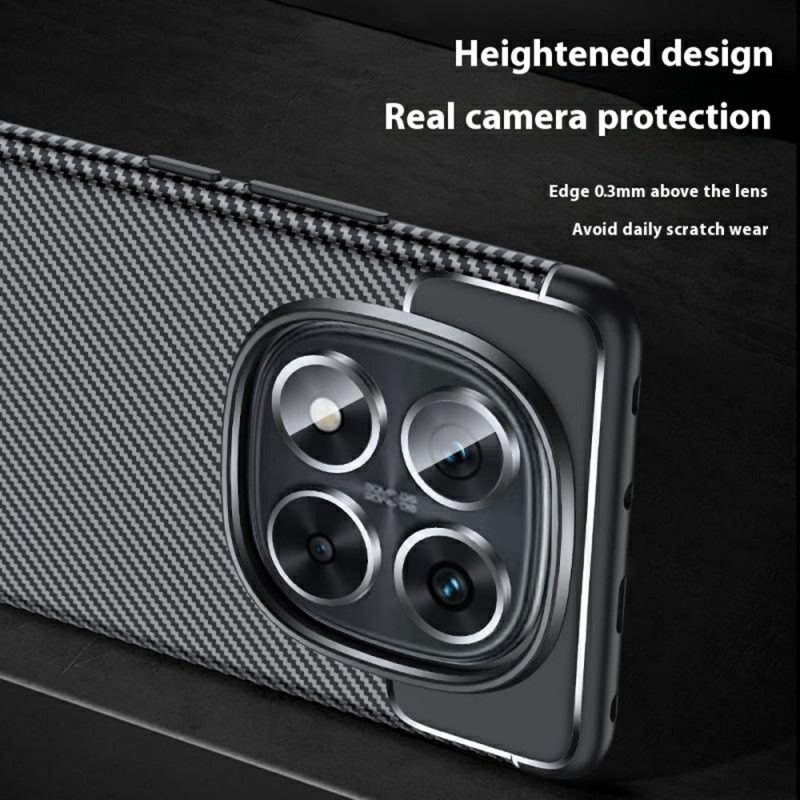 Deksel Poco X7 5g Klassisk Karbonfiber Beskyttelse Deksel