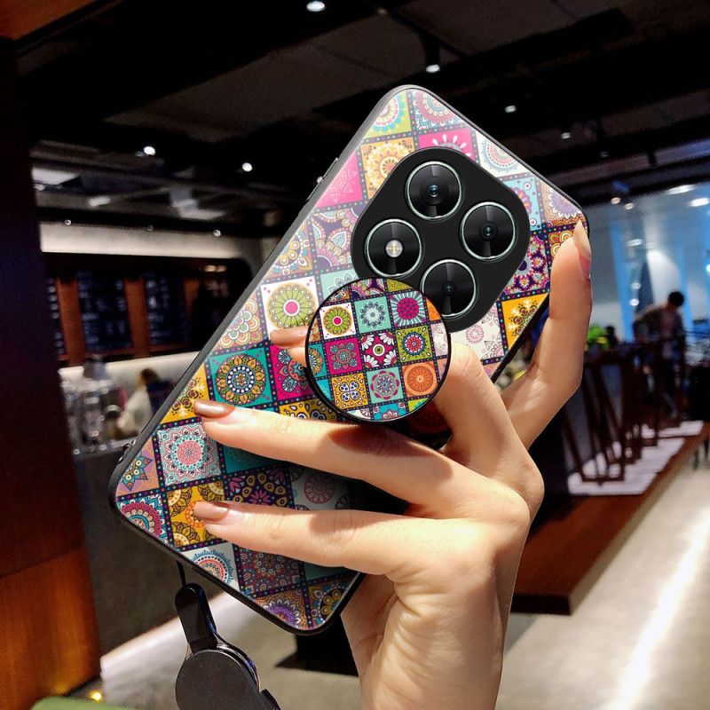 Deksel Poco X7 5g Lappeteknikk-snor- Og Ringholder Beskyttelse Deksel