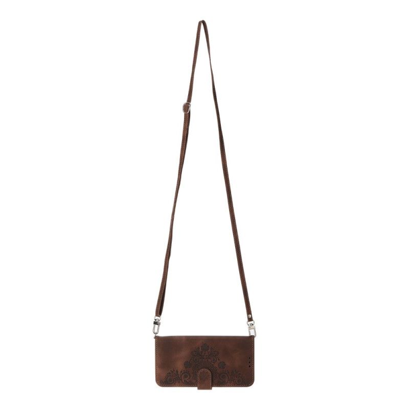 Folio Deksel Poco X7 5g Blondemønster Med Stropp Og Skulderstropp