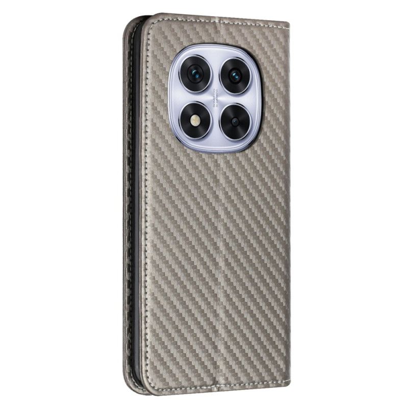 Folio Deksel Poco X7 5g Karbonfiberrem Beskyttelse Deksel