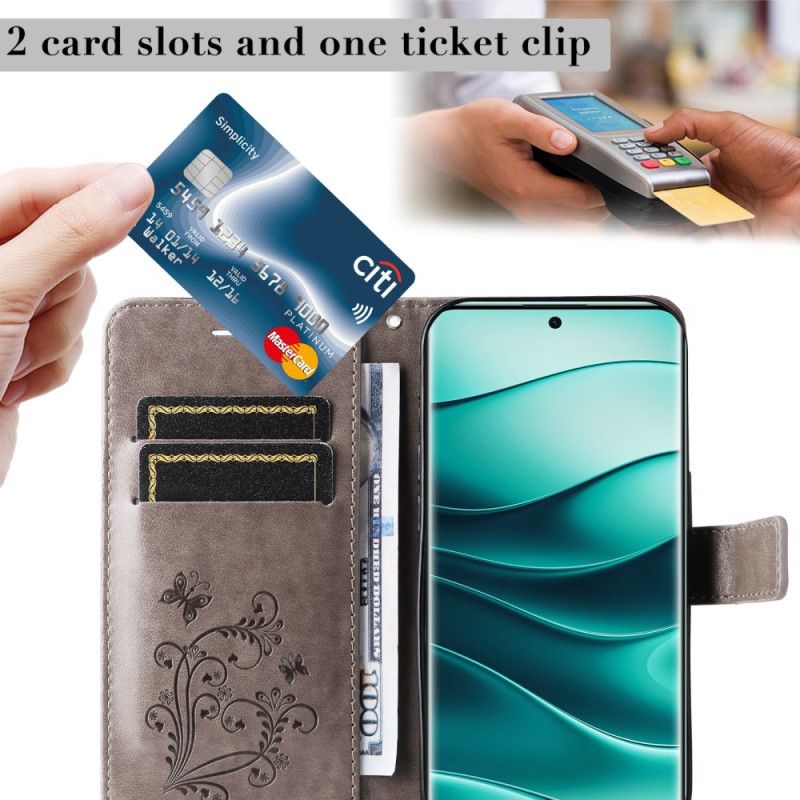 Folio Deksel Poco X7 5g Kjempesommerfugler