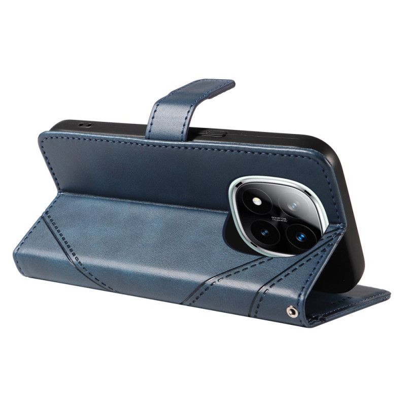 Folio Deksel Til Poco X7 5g Tofarget Stripete Med Stropp