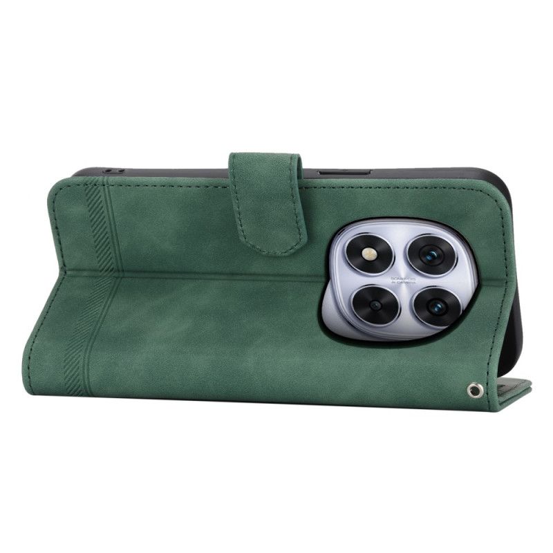 Lærdeksel Folio Deksel Poco X7 5g Dierfeng