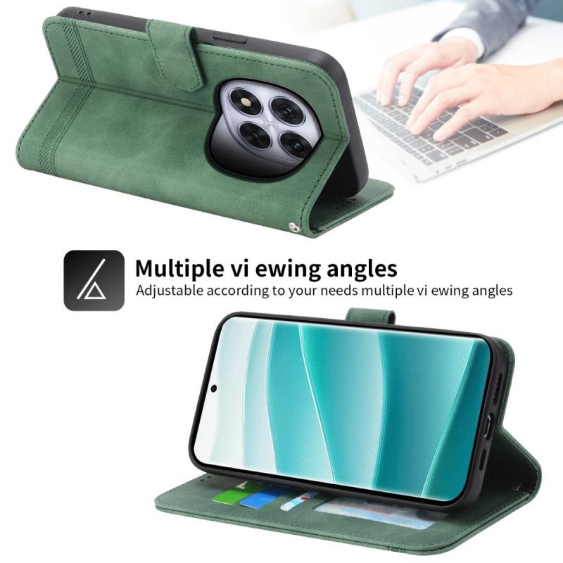 Lærdeksel Folio Deksel Poco X7 5g Dierfeng