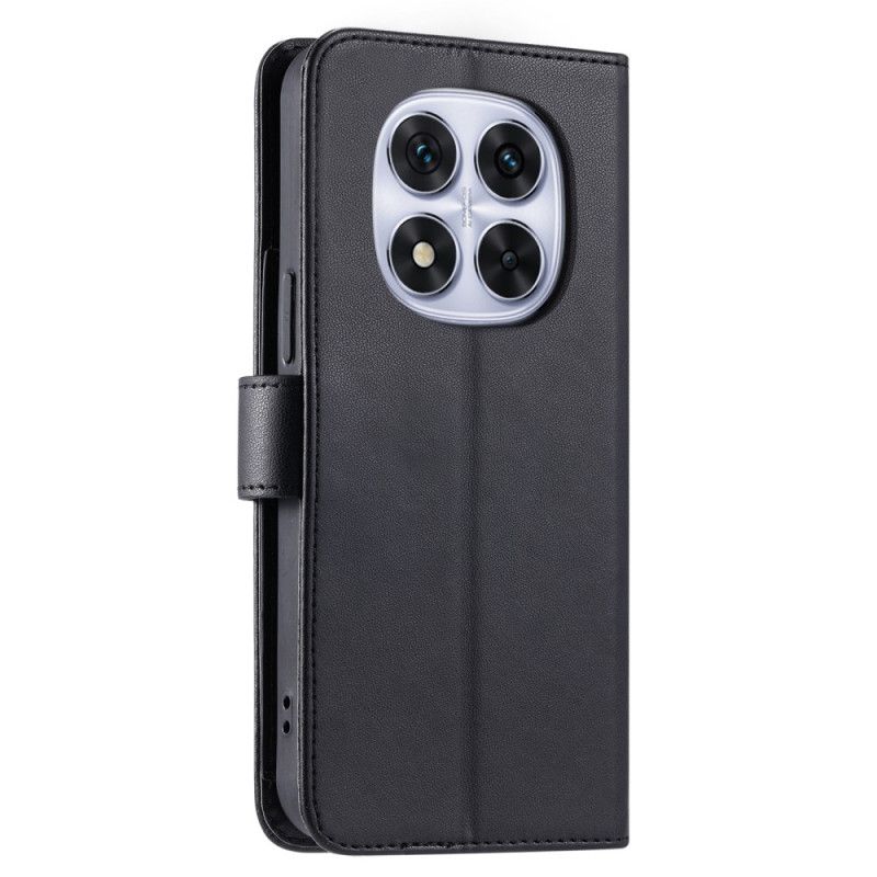 Lærdeksel Folio Deksel Poco X7 5g Vattert Med Snor Og Skulderstropp