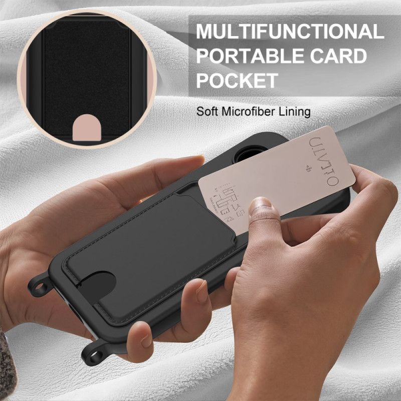 Deksel Google Pixel 10a Flytende Silikonkortholder